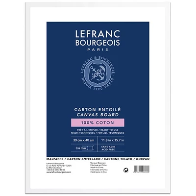 Lefranc Bourgeois kasírozott festővászon - 30x40 cm