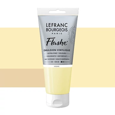 L&amp;amp;B Flashe vinil festék (akrilfesték), 80 ml - 019, ivory