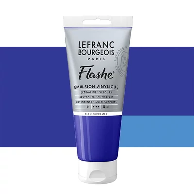 L&B Flashe vinil festék (akrilfesték), 80 ml - 043, ultramarine