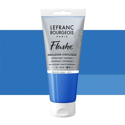L&amp;B Flashe vinil festék (akrilfesték), 80 ml - 064, cobalt blue hue