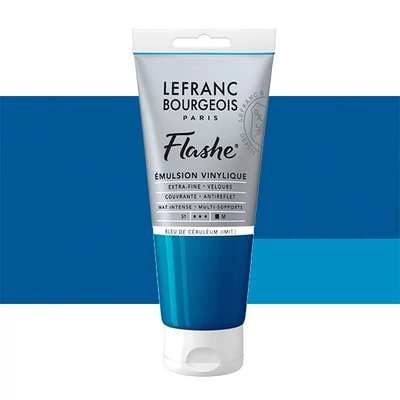 L&amp;B Flashe vinil festék (akrilfesték), 80 ml - 065, cerulean blue hue