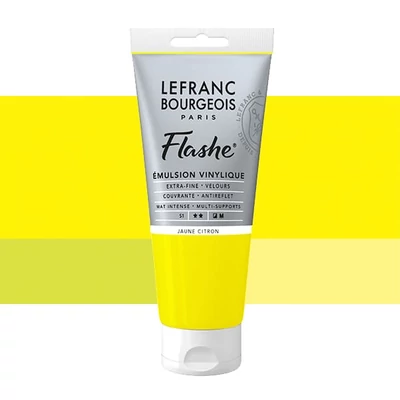 L&B Flashe vinil festék (akrilfesték), 80 ml - 169, lemon yellow