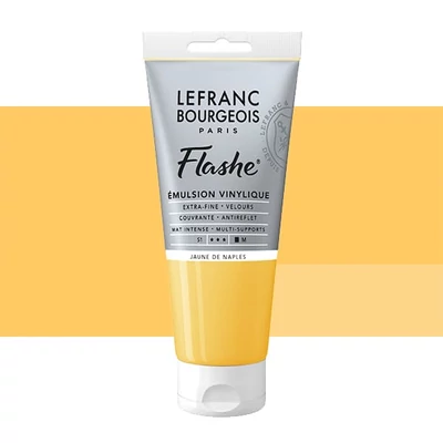 L&B Flashe vinil festék (akrilfesték), 80 ml - 191, naples yellow