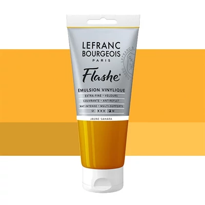 L&amp;amp;B Flashe vinil festék (akrilfesték), 80 ml - 194, sahara yellow
