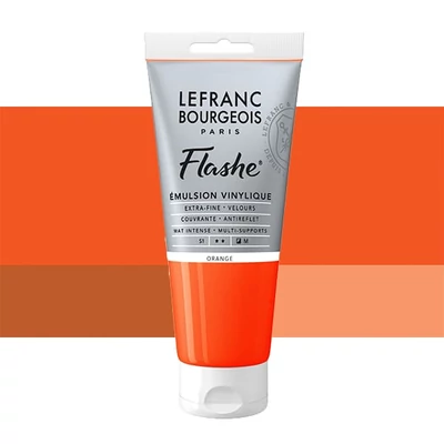L&amp;amp;B Flashe vinil festék (akrilfesték), 80 ml - 201, orange