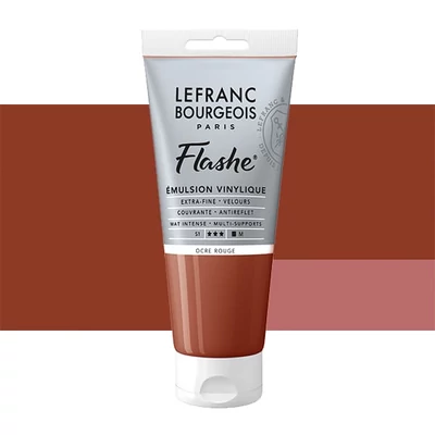 L&amp;B Flashe vinil festék (akrilfesték), 80 ml - 306, red ochre