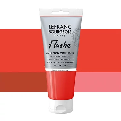 L&amp;B Flashe vinil festék (akrilfesték), 80 ml - 393, vermilion red