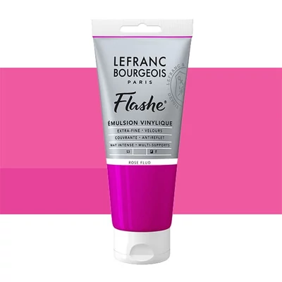 L&amp;B Flashe vinil festék (akrilfesték), 80 ml - 408, fluorescent pink