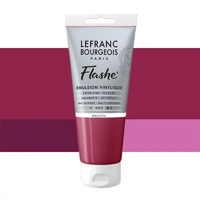 L&B Flashe vinil festék (akrilfesték), 80 ml - 432, magenta