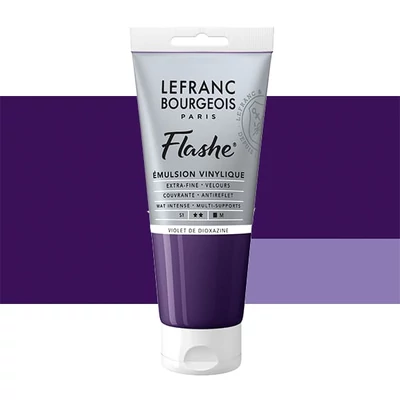 L&amp;B Flashe vinil festék (akrilfesték), 80 ml - 473, dioxazine violet