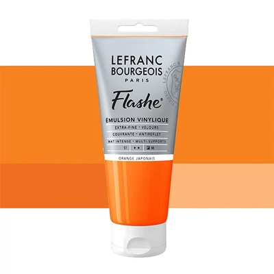 L&amp;B Flashe vinil festék (akrilfesték), 80 ml - 476, japanese orange