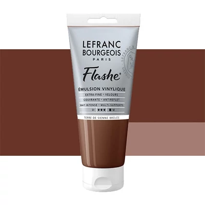L&amp;B Flashe vinil festék (akrilfesték), 80 ml - 481, burnt sienna