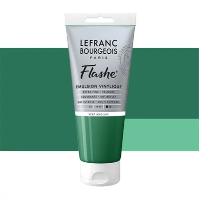 L&amp;B Flashe vinil festék (akrilfesték), 80 ml - 504, chrome green