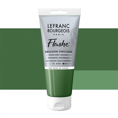 L&amp;B Flashe vinil festék (akrilfesték), 80 ml - 542, chromium oxide green