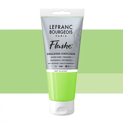 L&amp;B Flashe vinil festék (akrilfesték), 80 ml - 554, bright green