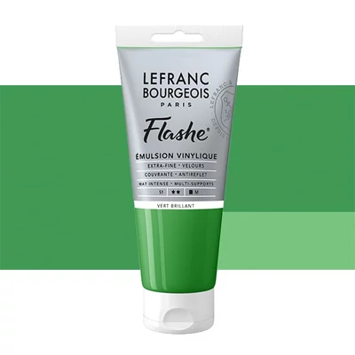 L&B Flashe vinil festék (akrilfesték), 80 ml - 558, brilliant green
