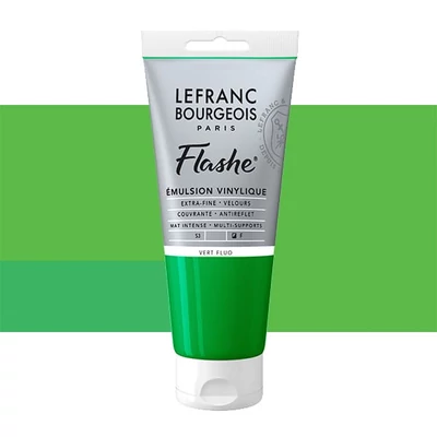 L&amp;amp;B Flashe vinil festék (akrilfesték), 80 ml - 565, fluorescent green