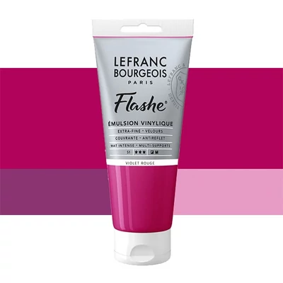 L&amp;B Flashe vinil festék (akrilfesték), 80 ml - 618, red violet