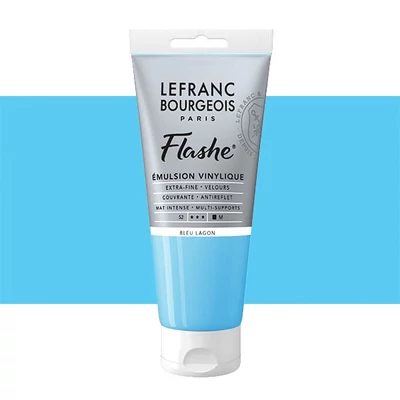 L&amp;B Flashe vinil festék (akrilfesték), 80 ml - 649, lagoon blue