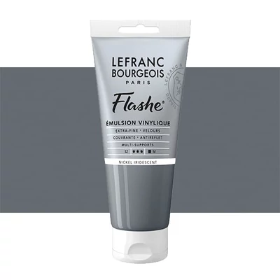 L&amp;B Flashe vinil festék (akrilfesték), 80 ml - 833, iridescent nickel