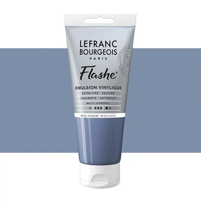 L&amp;B Flashe vinil festék (akrilfesték), 80 ml - 840, iridescent ash blue