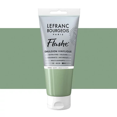 L&amp;B Flashe vinil festék (akrilfesték), 80 ml - 841, iridescent green earth