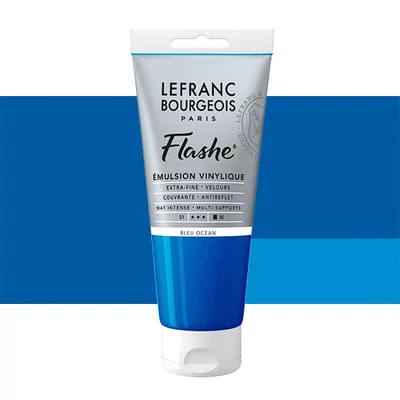 L&amp;B Flashe vinil festék (akrilfesték), 80 ml - 904, ocean blue