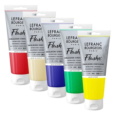 L&amp;B Flashe vinil festék (akrilfesték), 80 ml - különféle színekben