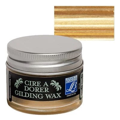 L&amp;B Gilding Wax aranyozó viasz, 30 ml - pale gold
