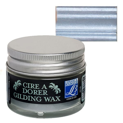 L&amp;B Gilding Wax aranyozó viasz, 30 ml - silver