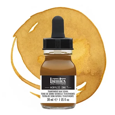 Liquitex akriltinta, 30 ml - 332, transparent raw sienna