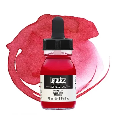 Liquitex akriltinta, 30 ml - 388, rubine red