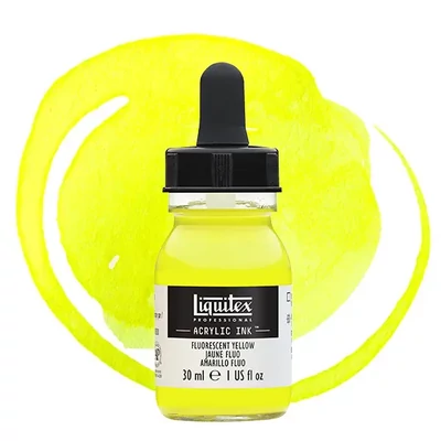 Liquitex akriltinta, 30 ml - 981, fluorescent yellow
