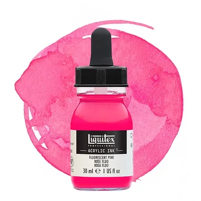 Liquitex akriltinta, 30 ml - 987, fluorescent pink