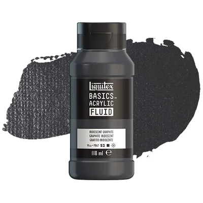 Liquitex Basics Fluid akrilfesték, 118 ml - 049, iridescent graphite
