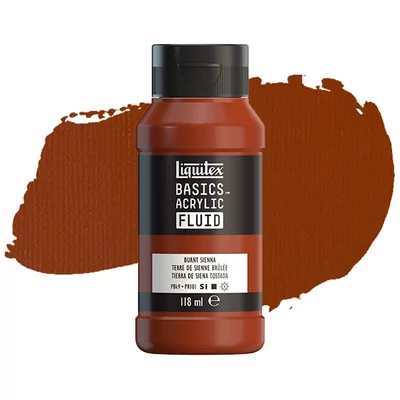 Liquitex Basics Fluid akrilfesték, 118 ml - 128, burnt umber