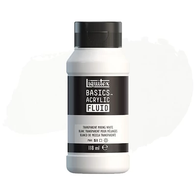 Liquitex Basics Fluid akrilfesték, 118 ml - 430, transparent mixing white