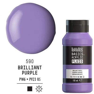 Liquitex Basics Fluid akrilfesték, 118 ml - 590, brilliant purple