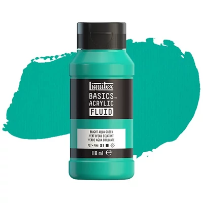 Liquitex Basics Fluid akrilfesték, 118 ml - 660, bright aqua green