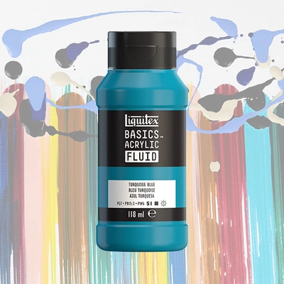 Liquitex Basics Fluid akrilfesték, 118 ml - különféle színekben