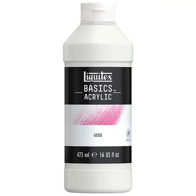 Liquitex Basics Gesso alapozó, 473 ml