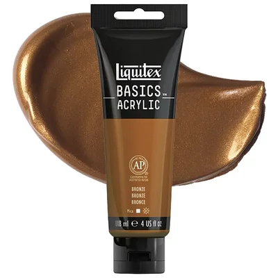 Liquitex Basics akrilfesték, 118 ml - 054, bronze