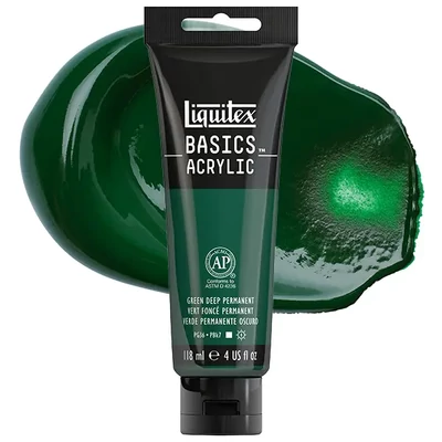Liquitex Basics akrilfesték, 118 ml - 350, green deep permanent