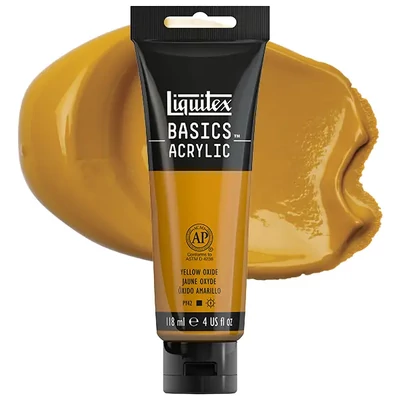 Liquitex Basics akrilfesték, 118 ml - 416, yellow oxide