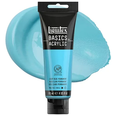 Liquitex Basics akrilfesték, 118 ml - 770, blue light permanent