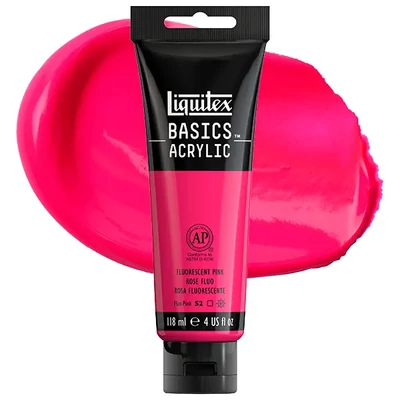 Liquitex Basics akrilfesték, 118 ml - 987, fluorescent pink