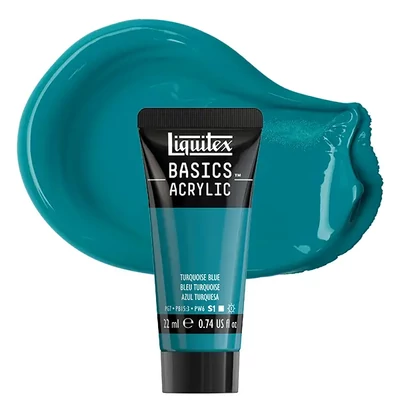 Liquitex Basics akrilfesték, 22 ml - 046, turquoise blue
