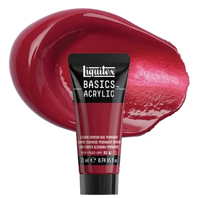 Liquitex Basics akrilfesték, 22 ml - 116, alizarin crimson hue permanent