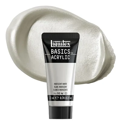 Liquitex Basics akrilfesték, 22 ml - 238, iridescent white