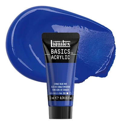 Liquitex Basics akrilfesték, 22 ml - 381, cobalt blue hue